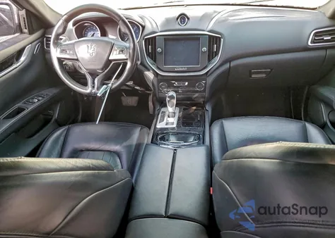 2016 Maserati Ghibli S z USA, uszkodzony, nr VIN ZAM57RTA6G1173547